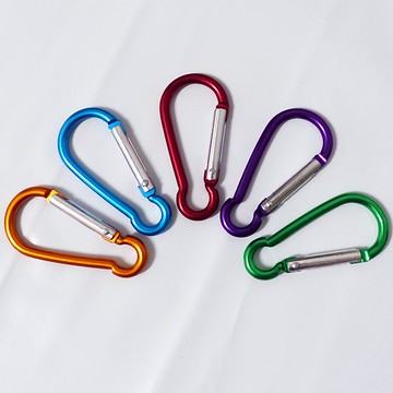 鋁合金固定扣(6號扣)   //露營裝備 登山扣 鑰匙扣 鋁合金扣 D型扣 D扣 扣具 掛扣