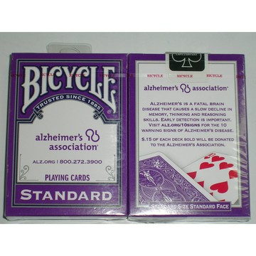 【USPCC 撲克】BICYCLE Alzheimer's Association 阿茲海默協會 撲克S10320440