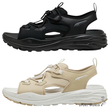 Puma 涼鞋 男鞋 女鞋 王淨代言款 Hypnotic Sandal 黑/奶茶【運動世界】40165301/40165303