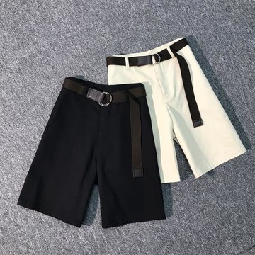 五分褲2025年夏季短褲女夏寬松高腰休閑松緊腰個性胖妹妹大碼顯瘦