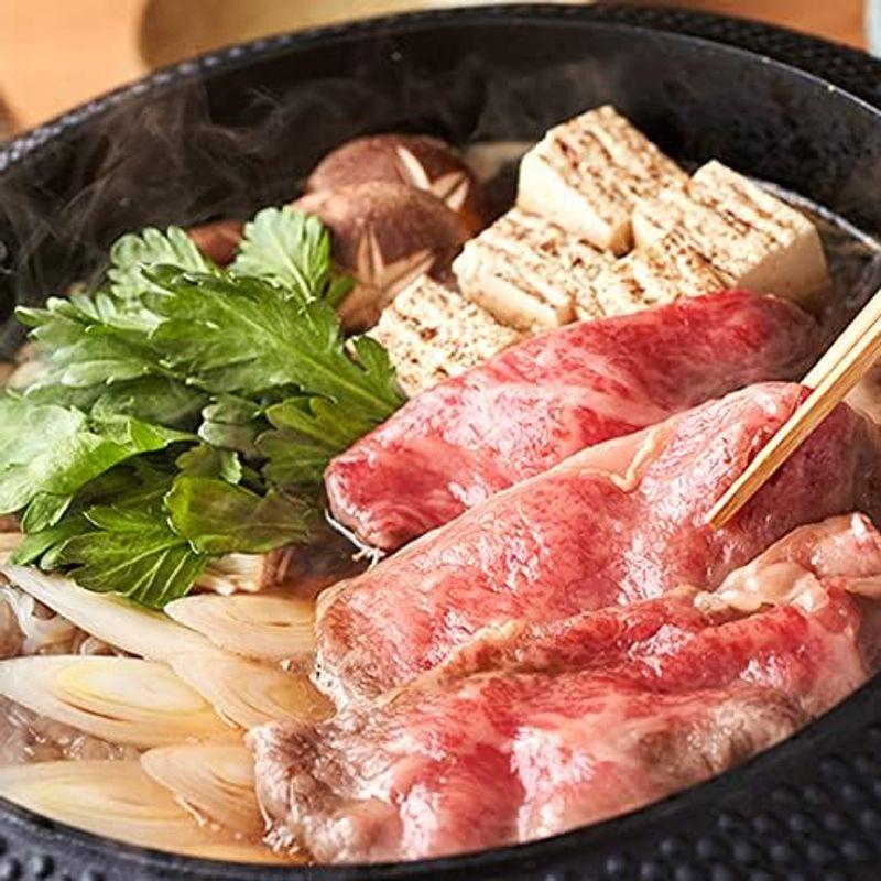 北海道産 ふらの和牛 すき焼きセット 500g (肩ロース肉 500g×1 すき焼割下420g 冷凍品) 父の日 お中元 ギフト 贈り物 谷