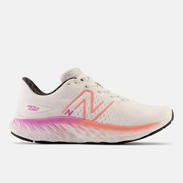 New Balance Fresh Foam X Evoz V3 [WEVOZLH3] 女 慢跑鞋 D 寬楦 緩震 白粉