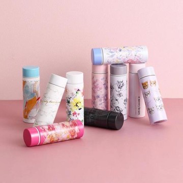 不銹鋼迷你日式彩色女用保溫杯