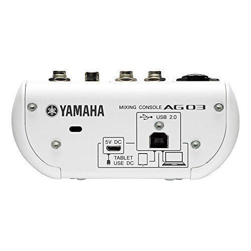 ヤマハ YAMAHA ウェブキャスティングミキサー オーディオインターフェース 3チャンネル AG03 インターネット配信