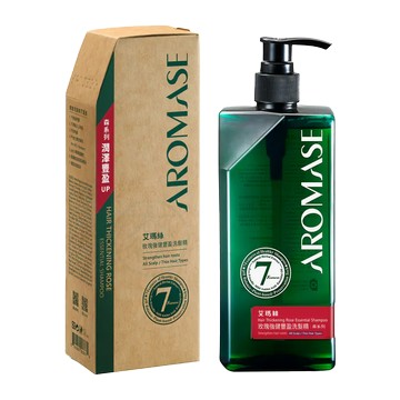 AROMASE艾瑪絲 玫瑰強健豐盈洗髮精-森系列 400ml