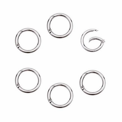 Pandahall キーホルダー リング 12個 開閉式丸カン 丸型スプリング チャーム 金具 カラビナ 丸カン 装飾 裁縫 財布 通販 Lineポイント最大get Lineショッピング