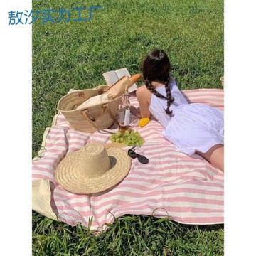 py戶外春游墊子野餐墊露營防潮墊音樂節便攜防水ins風野餐布公園
