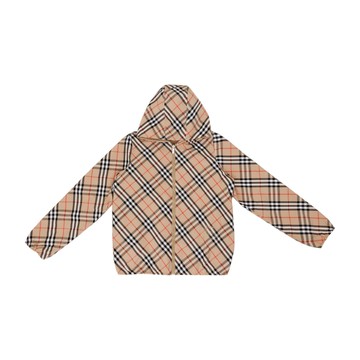 BURBERRY Kids 經典格紋連帽外套