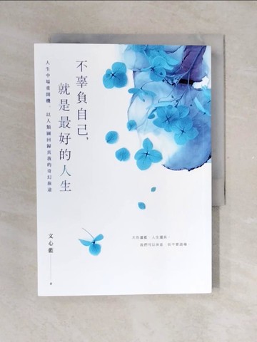 【書寶二手書T3／心靈成長_V4I】不辜負自己，就是最好的人生：人生中場重開機，以人類圖回歸真我的奇幻旅途_文心藍