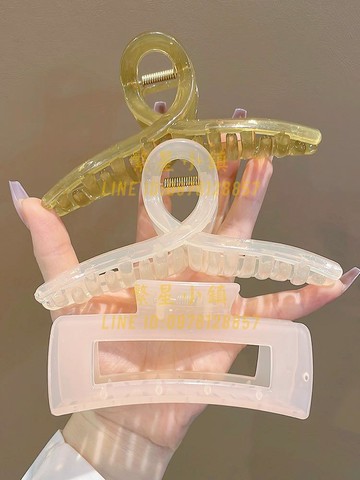 3件套 大號抓夾夏季高級感優雅氣質女后腦勺盤發發夾鯊魚夾頭飾【繁星小鎮】