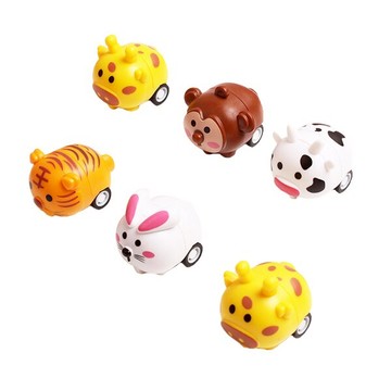 可愛動物迴力車 恐龍迴力車 甜甜圈迴力車 透明小賽車玩具車  卡哇依公仔模型 公仔扭蛋 汽車玩具 模型攝影道具擺飾配件 贈品禮品