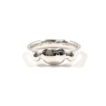 【日本直送 二手美品】10號 蒂芙尼 TIFFANY&Co. 豆豆系列 艾爾莎‧佩佩瑞蒂 戒指 925銀 珠寶