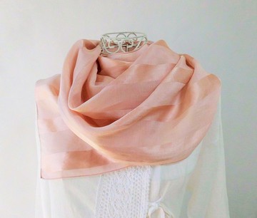 植物染色、絲棉、長披肩、檳榔子、檳榔染色