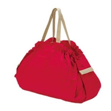 日本Marna秒收納環保購物袋Shupatto時尚購物包S-419(一拉即收捲折疊;大容量/耐重15kg)※紅點設計獎和德國IF設計獎※