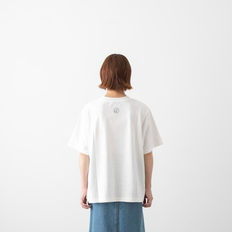 Americana アメリカーナ AMRCN TRACK カレッジ プリント Tシャツ