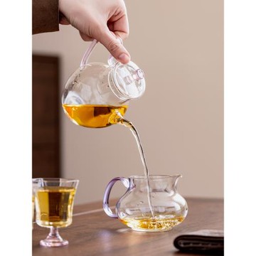 于象玻璃公道杯加厚耐熱分茶器高檔泡茶勻杯茶海公杯茶具茶道配件