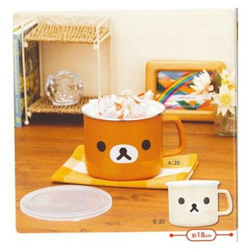 【震撼精品百貨】Rilakkuma San-X 拉拉熊懶懶熊 拉拉熊大臉糖果罐(附蓋子/兩款圖案)#94670 震撼日式精品百貨