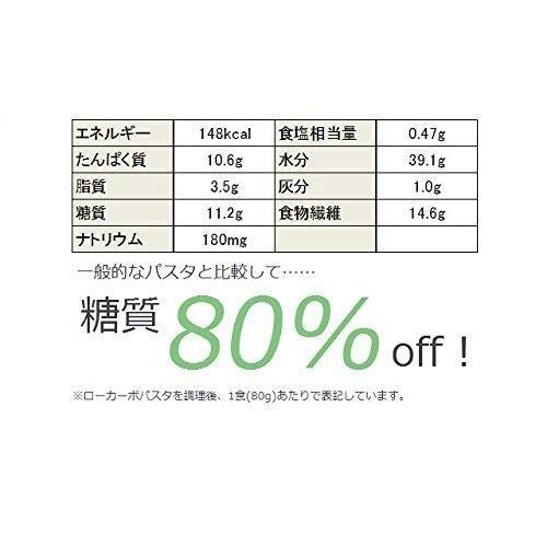 送料無料6 糖質80%オフ ローカーボパスタアソートセット (6)本格生パスタ 低糖質麺 糖質オフ麺