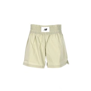 New Balance 女款 淺綠色 美規 寬鬆 高腰 運動 休閒 拳擊 造型 短褲 WS51102OVN