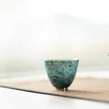 震山堂手工薄胎茶杯單個主人杯小號品茗杯精致清心創意功夫茶單杯