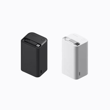 【Unipapa】收線行動電源 S1 10000mAh｜黑色、白色