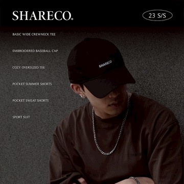 【SHARECO官方現貨】刺繡棒球帽｜男生禮物/生日禮物/男友禮物/情人節禮物