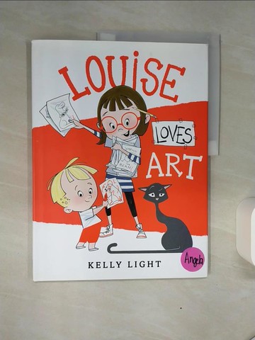 【書寶二手書T3／少年童書_QGG】Louise Loves Art_Light, Kelly