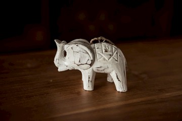 D&L印尼木雕大象吊飾