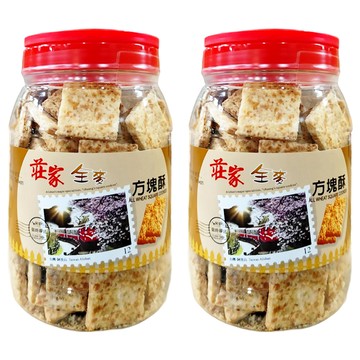 莊家 全麥方塊酥 430g 台灣產  2罐