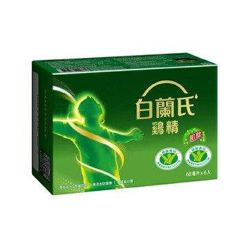 白蘭氏雞精68ml*6入 健康雙認可 抗疲勞+免疫調節