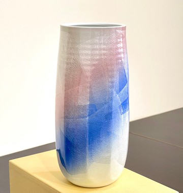 【入厝禮】九谷燒-8.5號花瓶 銀彩