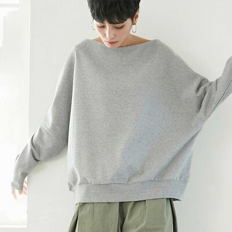 春まで使いたい 入荷済カジュアルになりすぎないボートネックトレーナートレーナー レディース パーカ 通販 Lineポイント最大1 0 Get Lineショッピング