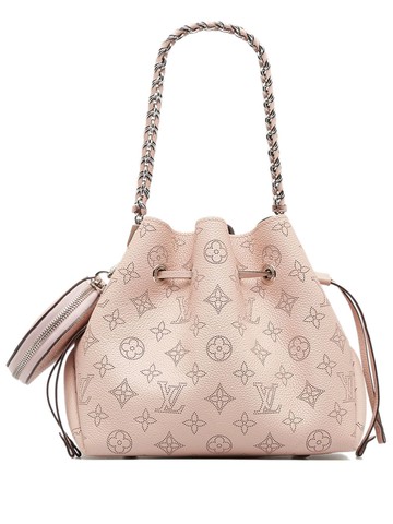 Louis Vuitton Pre-Owned - pre-owned Mahina Bella bucket bag - women - Calf Leather - One Size - Pink