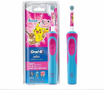[3東京直購] BRAUN Oral-B 粉紅 皮卡丘 兒童電動牙刷 寶可夢 110V充電式Ni-MH D12513KPKMPK