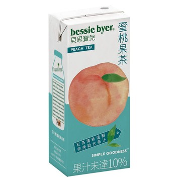 [家速配]貝思寶兒蜜桃果茶 330ml