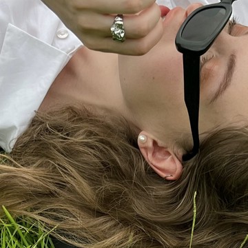 MAISON M So法珍珠耳環 白色 L