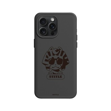 iPhone 15 Pro Max SolidX 黑 - 老高與小茉 - 抬頭星人系列-法老王黑白款