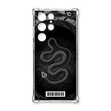 S24 系列殼 TRON 三星 S24 Ultra 黑白蛇圖騰  載具 四角防摔殼 手機殼