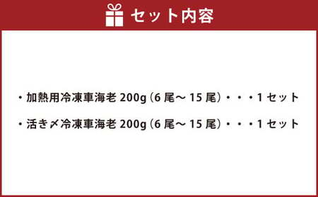 森さん家の冷凍 車えび 400g えび 車海老 刺身