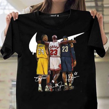 湖人科比紀念同款T恤詹姆斯飛人籃球訓練短袖潮流運動夏裝男寬松