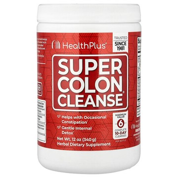 Health Plus, 超級結腸清體健康，12 盎司（340 克）