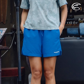 ADISI 中性單向導濕環保紗速乾超撥水短褲 AP2411055 寶藍 (S-3XL)｜工裝感 吸濕 排汗 快乾 防潑水 撥水