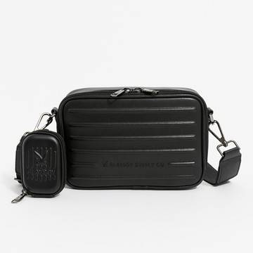 PLAYBOY - 斜背包  Panache系列 - 黑色/152-0801-09-7