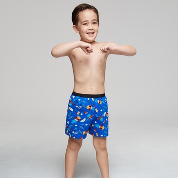 DADADO-哈囉一夏 110-130男童內褲(藍) 品牌推薦-舒適寬鬆-GCQ231BU