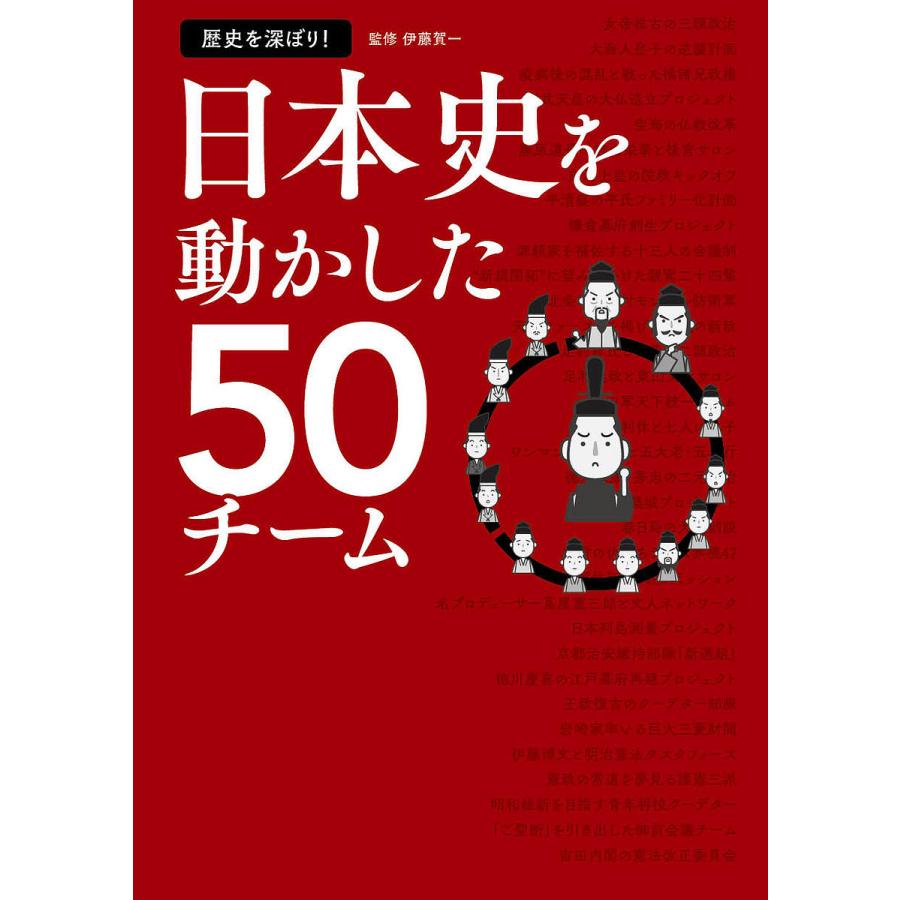 日本史を動かした50チーム 歴史を深ぼり