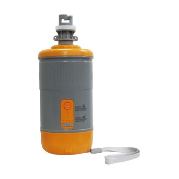 CAMPING ACE 野樂 黑盾電動充氣幫浦 ARC-648PM  橘色 + 灰色  1個  8.5 x 8.5 x 16.3cm