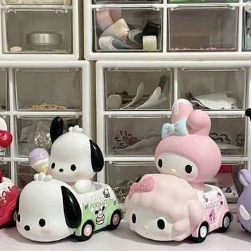 🔥 手工塗色塗鴉 彩繪石膏娃娃 三麗歐車車小擺件 香薰石膏娃娃 卡通彩绘