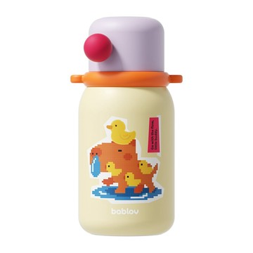 bablov 花伴森 316小糖豆兒童保溫瓶  佛系豚豚  1個  440ml