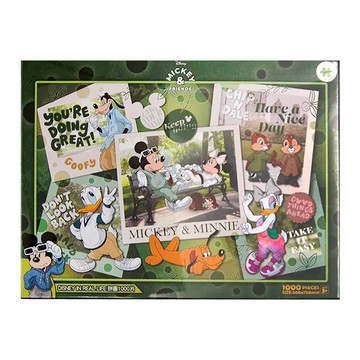 HUNDRED PICTURES 百耘圖 拼圖 HPD01000-132 3歲以上  1000片  DISNEY IN REAL LIFE  1盒