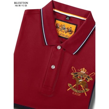 秋季長袖男士保羅高檔有領POLO衫
